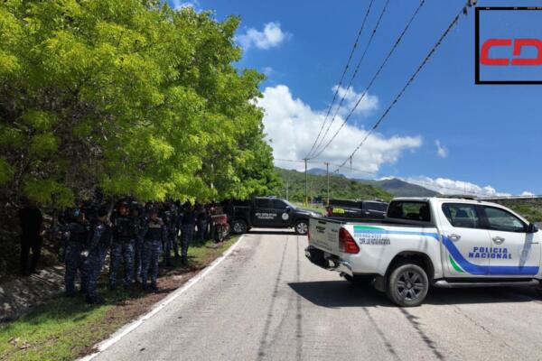 Marcha en San Juan | Autoridades bloquean paso hacia la Presa de Sabaneta