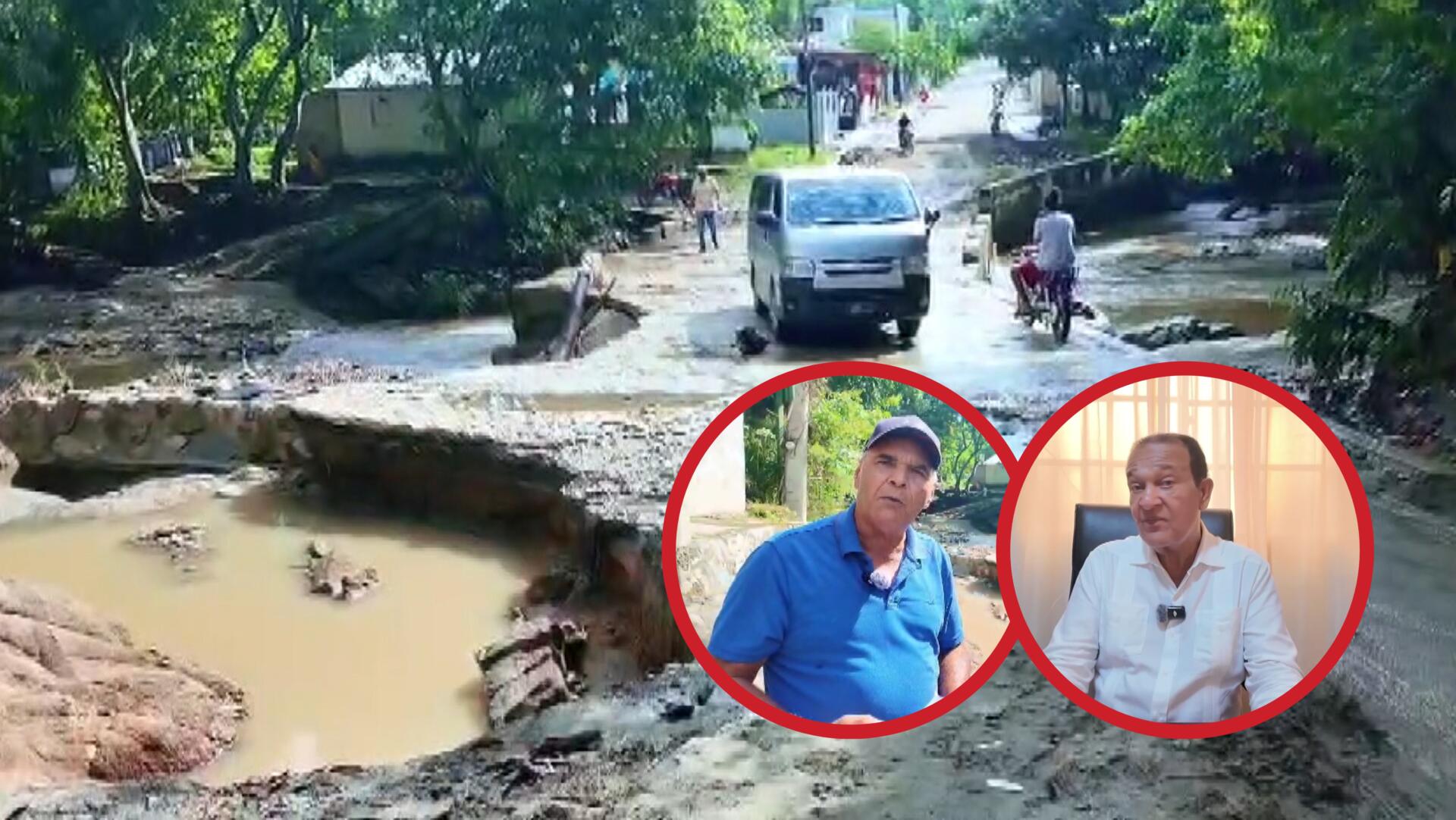 Puentes al borde del colapso y comunidades aisladas: clamor en Santiago Rodríguez tras lluvias