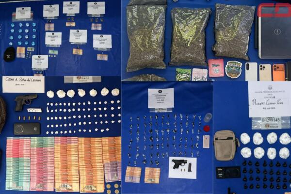 En ataque al tráfico de drogas ejecutan 55 allanamientos y ocupan más de 173,000 gramos; arrestan 974 personas