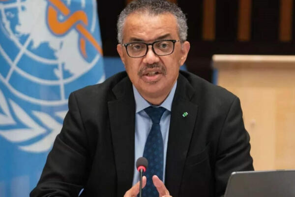 El Dr. Tedros Adhanom Ghebreyesus, director general de la OMS. 
