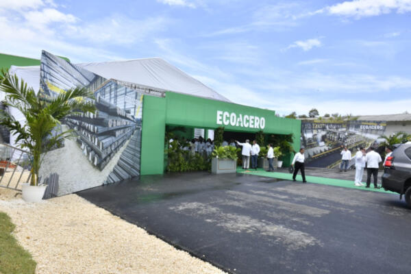 ECOACERO en San Pedro de Macorís, nueva instalación de fabricación de varillas del Grupo ESTRELLA.