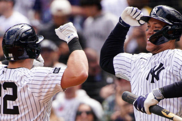 Aaron Judge conecta su jonrón número 13 de la campaña