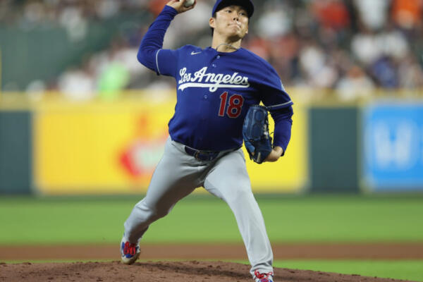 Yamamoto (8 K) y Dodgers se llevan el primer choque en Houston