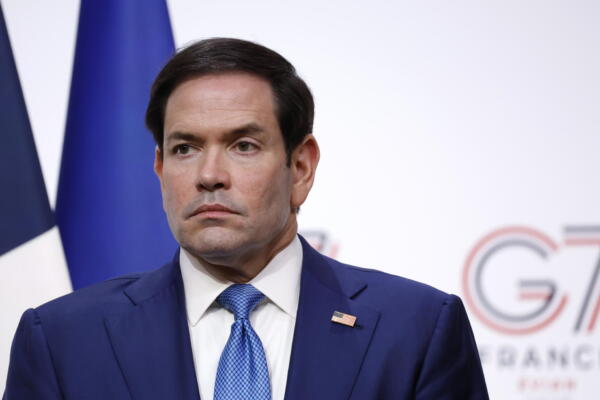 En la imagen de archivo, el secretario de Estado norteamericano, Marco Rubio. EFE/EPA/YOAN VALAT