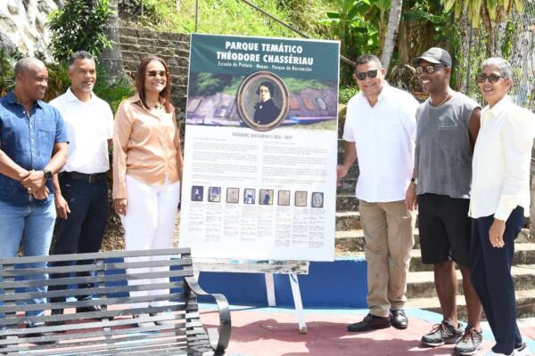 Alcaldía de Samaná inaugura el parque Teodoro Chassériau