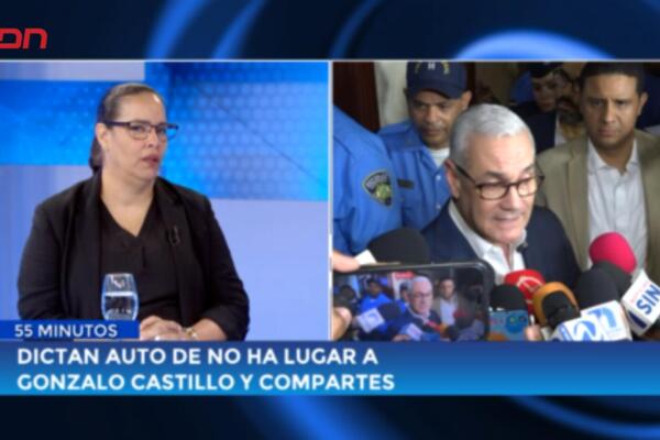 Nassef Perdomo y Laura Acosta, representantes legales del excandidato presidencial y exministro de Obras Públicas, Gonzalo Castillo.