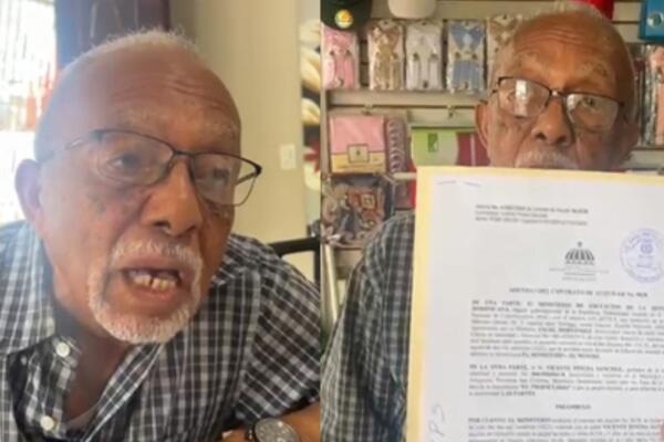 Profesor pensionado Vicente Pineda Sánchez pide al Minerd pago de dinero adeudado. 