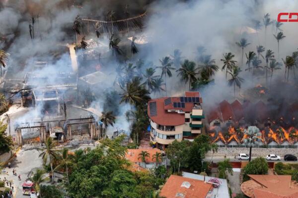 Incendio en hotel Viva Wyndham Dominicus evacúa 1,690 huéspedes.