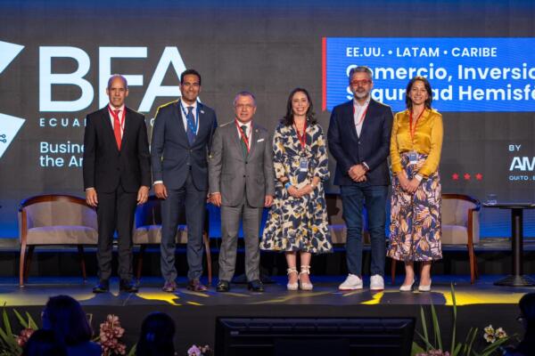 AMCHAMDR participa en BFA 2026 en Quito, la principal cumbre empresarial de las Américas, impulsando la agenda de comercio, inversión y seguridad. Foto: Fuente externa 