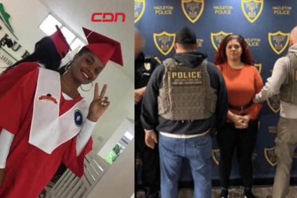 Raysa Corporán Guzmán fue recibida por Interpol Santo Domingo tras ser deportada desde Estados Unidos, donde fue arrestada por su presunta vinculación con un homicidio ocurrido en Villa Altagracia en 2022.