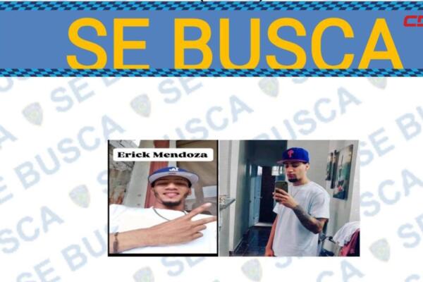 La Policía Nacional, a través de la DICRIM, mantiene activa la búsqueda de Erick Mendoza, quien posee una orden judicial de arresto por presunta tentativa de asesinato.
