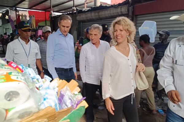 Visita evalúa control, comercio y migración en Dajabón
