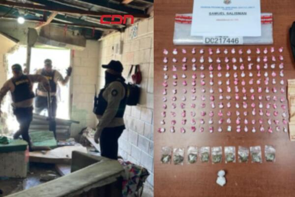Once arrestos y evidencias por red de microtráfico en Santiago.

