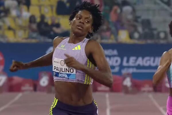 Marileidy Paulino gana y establece récord en la cita de Doha de la Liga Diamante