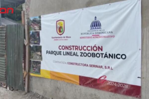 Alarma por suspensión de obras en Parque de Moca.
