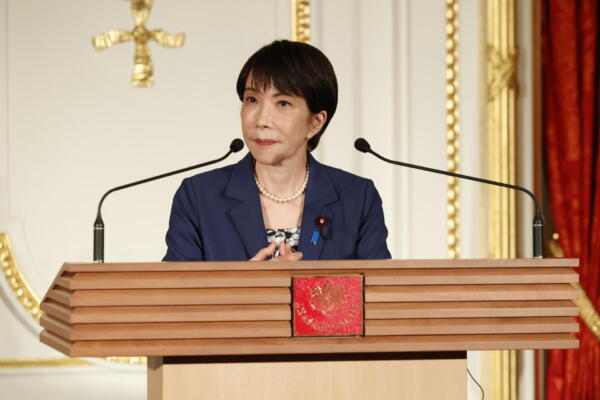 Imagen de archivo que muestra a la primera ministra de Japón, Sanae Takaichi, en una rueda de prensa en Tokio el 28 de mayo de 2026. Foto: Fuente externa 