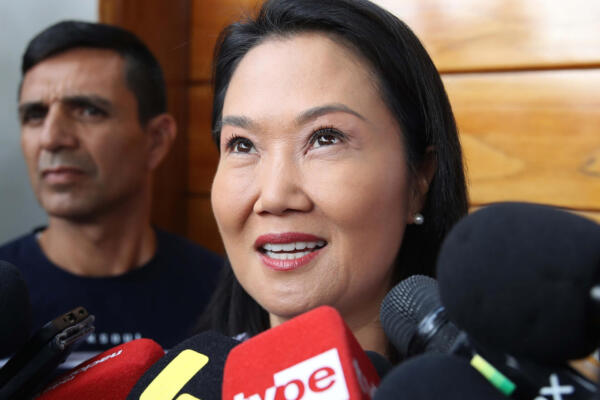 Keiko Fujimori, candidata derechista.