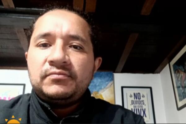 Activista colombiano Pedro Sánchez cuestiona transparencia del proceso electoral en Colombia