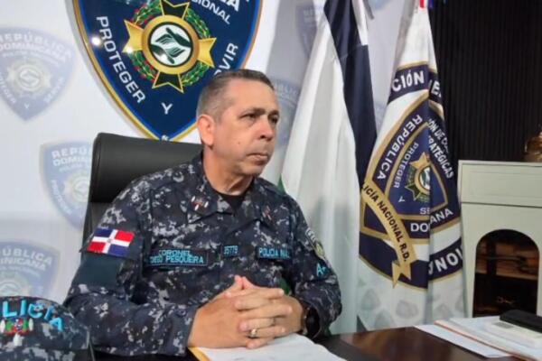Vocero de la PN, coronel Diego Pesqueira