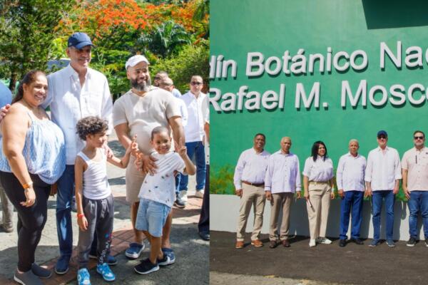 Visita del presidente al  Zoológico Nacional y el Jardín Botánico