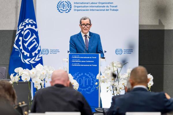 Ministro Trabajo dice en OIT nuevo Código de Trabajo garantizará derechos, seguridad jurídica y competitividad. Foto: Fuente externa 