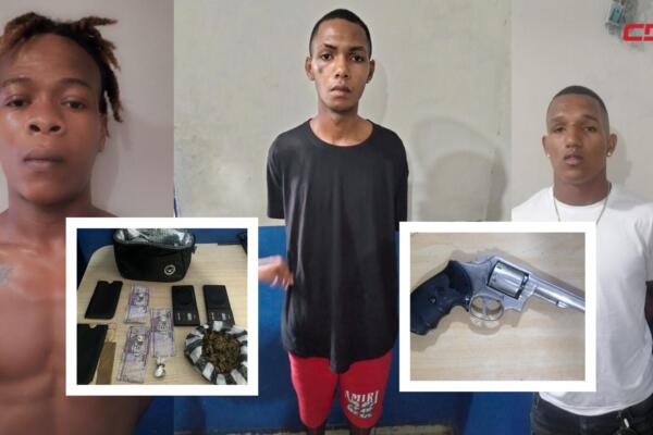 Dicrim investiga arma y sustancias tras redadas en Villa Altagracia.
