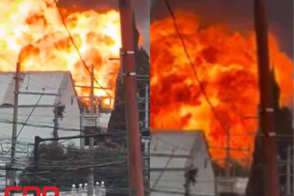 Tres heridos en explosión de una bodega con cuatro tanques de gas en el centro de México