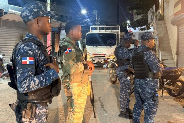 Operativo preventivo y contra la contaminación sónica en Los Guaricanos, SDN