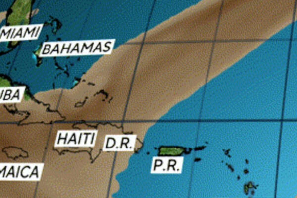 La segunda nube de polvo del Sahara mantiene condiciones incómodas sobre República Dominicana.