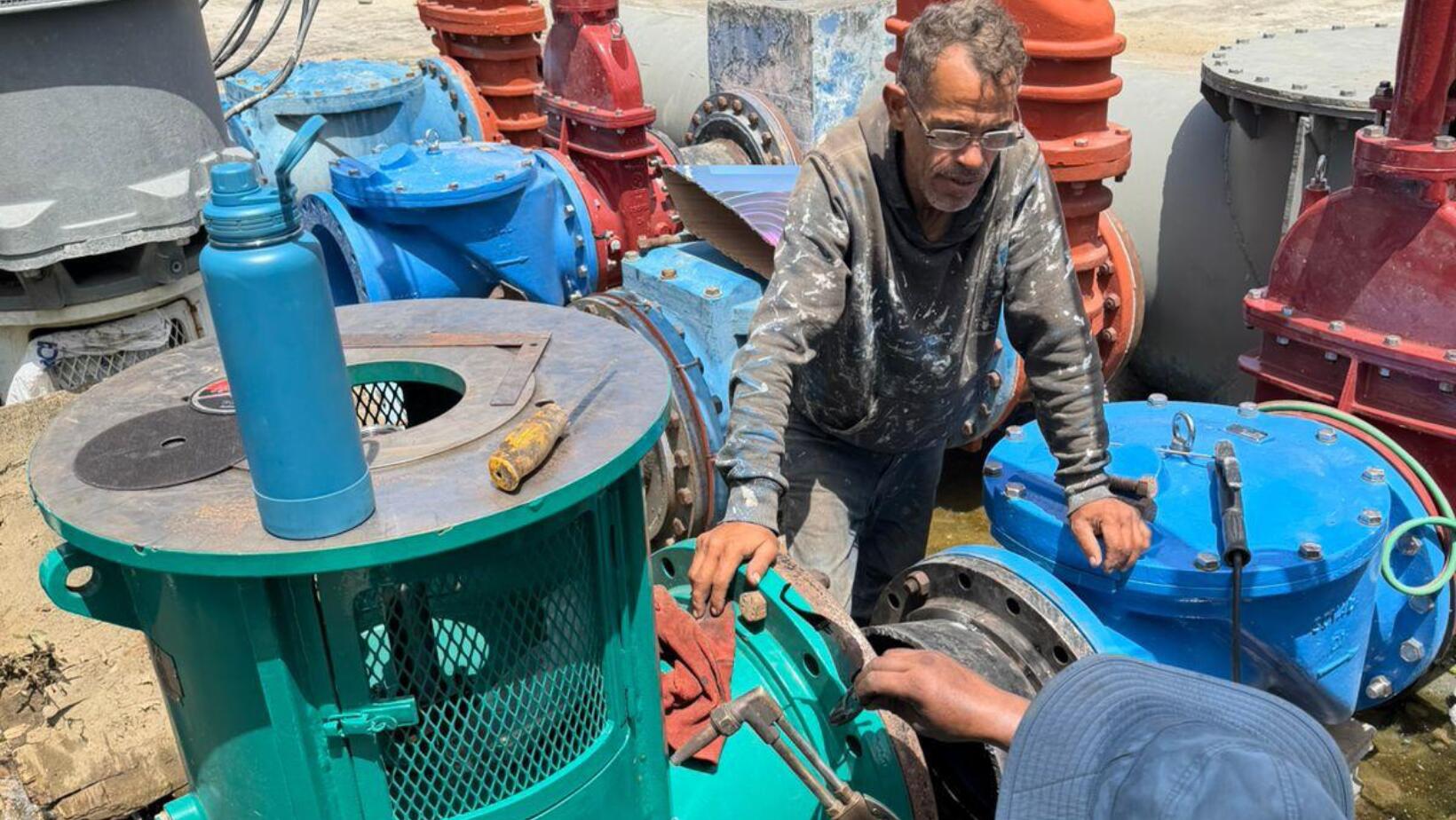 rehabilitación de la Estación de Bombeo de la Toma