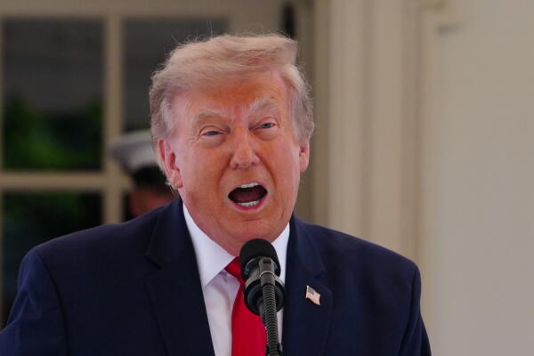 Fotografía del presidente estadounidense, Donald Trump. EFE/Aaron Schwartz