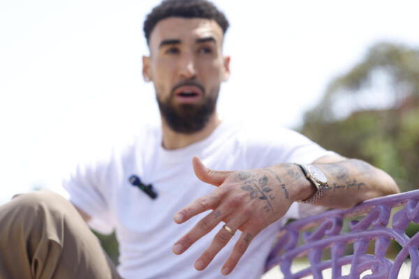 Fotografía del pasado 23 de abril, en la que puede verse al dominicano Chris Duarte, durante una entrevista con EFE. Jorge Zapata