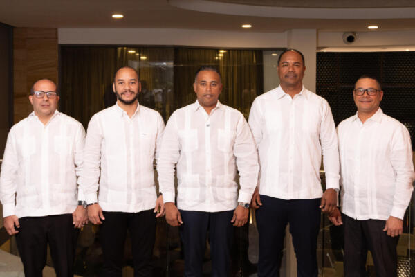 Gustavo Domingo, Ramón Guzmán, Aramis Mella, Luis José Santana y Gilberto Peña / Foto: Asocivu 