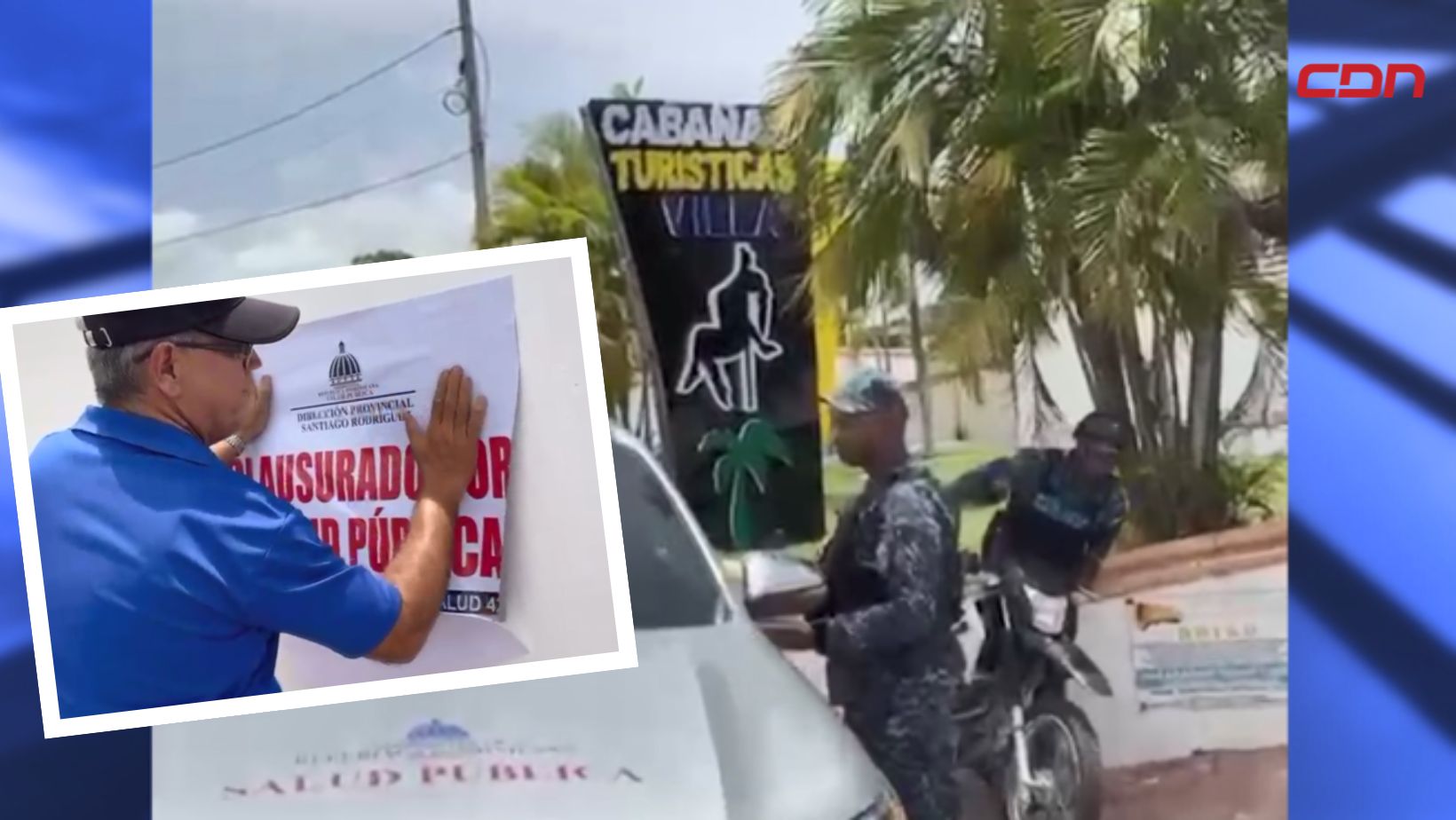 Clausuran cabaña en Villa Los Almácigos