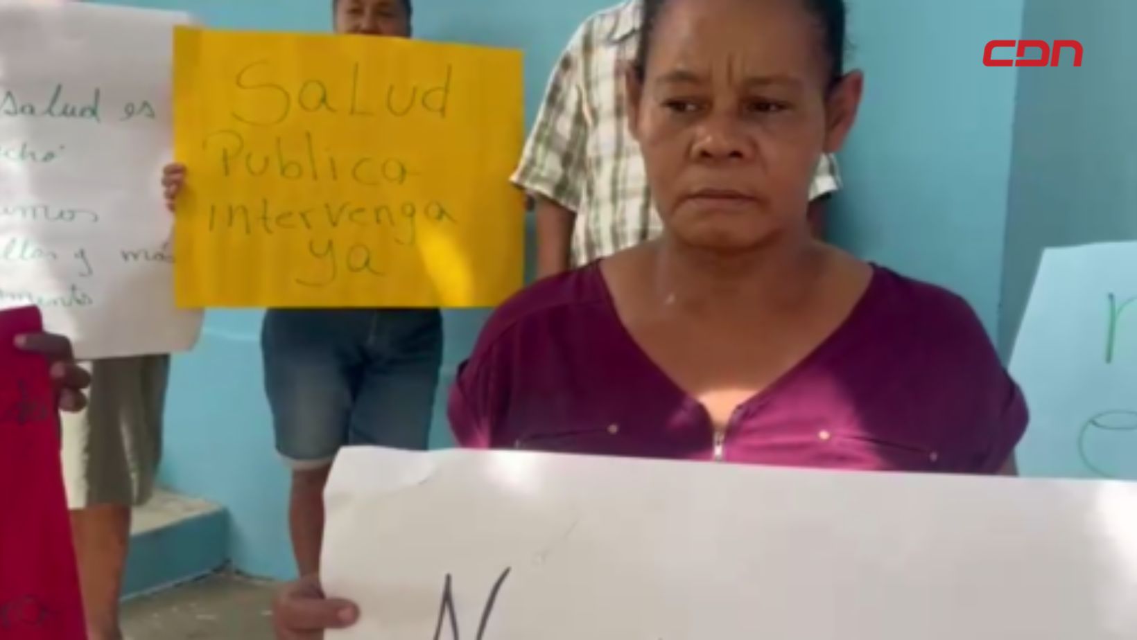 Protesta en Santa Lucía