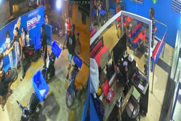 Momento en que ocurre pelea que terminó en la muerte de Joel Rivera Heredia.