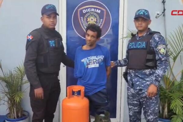 Manuel Frías Báez, apresado por robos en Bonao.