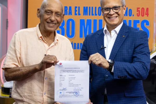 Hombre con 80 años y 17 hijos gana 30 millones en Leidsa. Foto: Fuente externa 