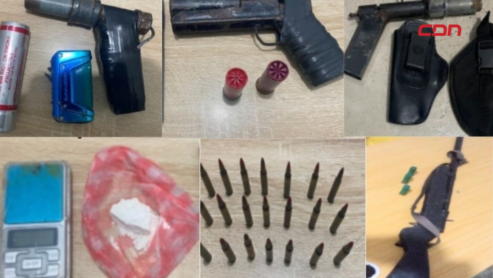armas artesanales y drogas en Barahona