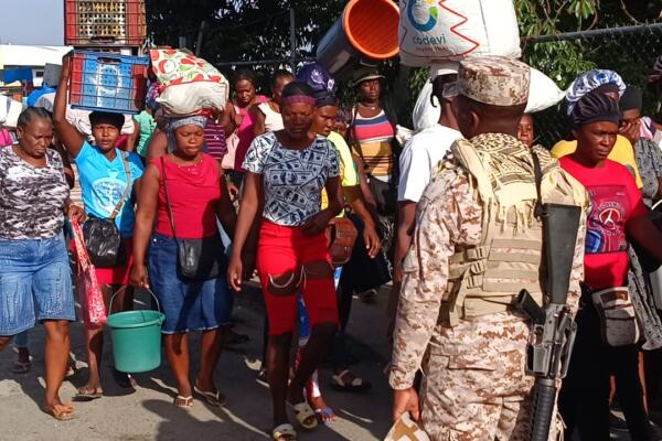 Intercambio comercial entre Haití y República Dominicana se desarrolla con normalidad este lunes en Dajabón. Foto: Fuente externa 