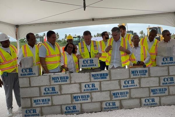 Inician construcción del moderno CCR Barahona para 800 internos.