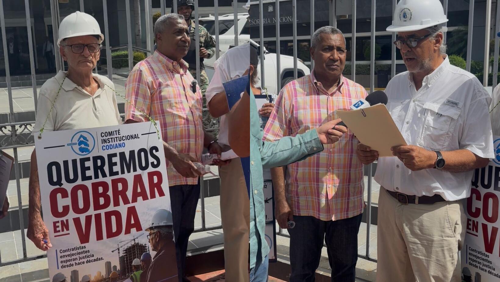 Piquete de contratistas genera reacción del gobierno. Foto. Fuente externa