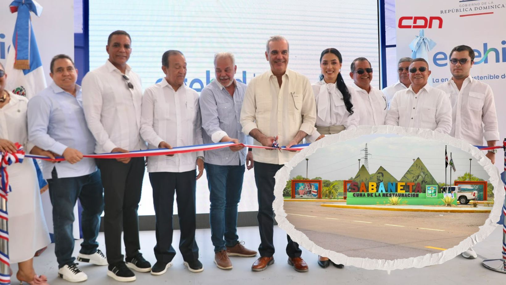 Inauguran tramo de la carretera Los Quemados