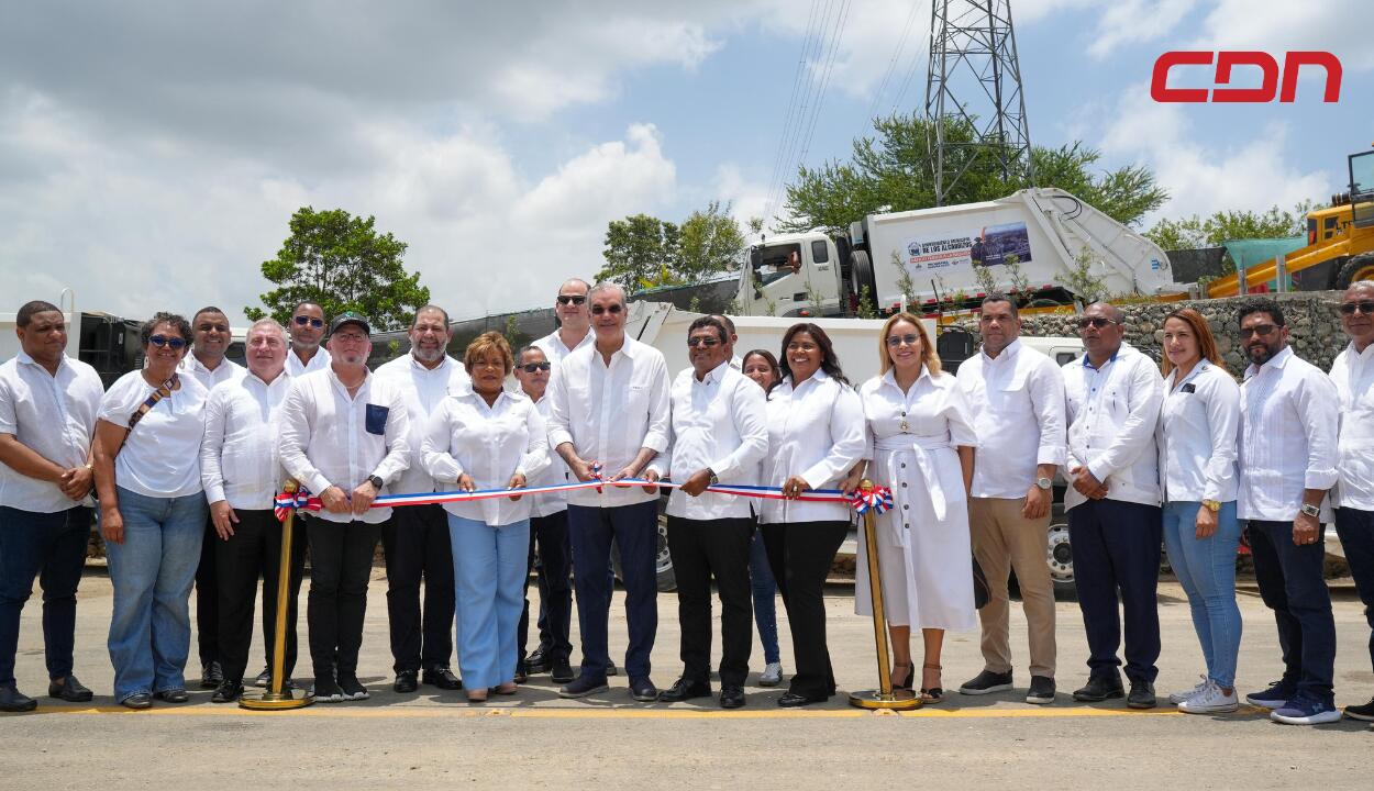 Abinader inaugura Estación de Transferencia de Residuos Sólidos