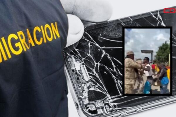 Haitiano retenido en Dajabón tras presunta rotura de celular a migración.
