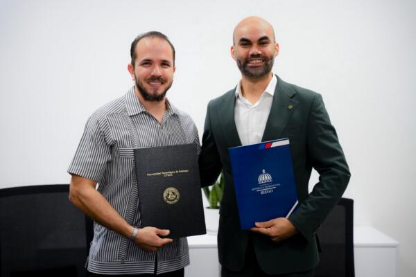 Tecnificación Nacional de Riego y UTESA firman alianza para la innovación y la agricultura sostenible. Foto: Fuente exerna 