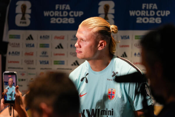 Erling Haaland encabeza la amenaza noruega. EFE/ Alberto Boal