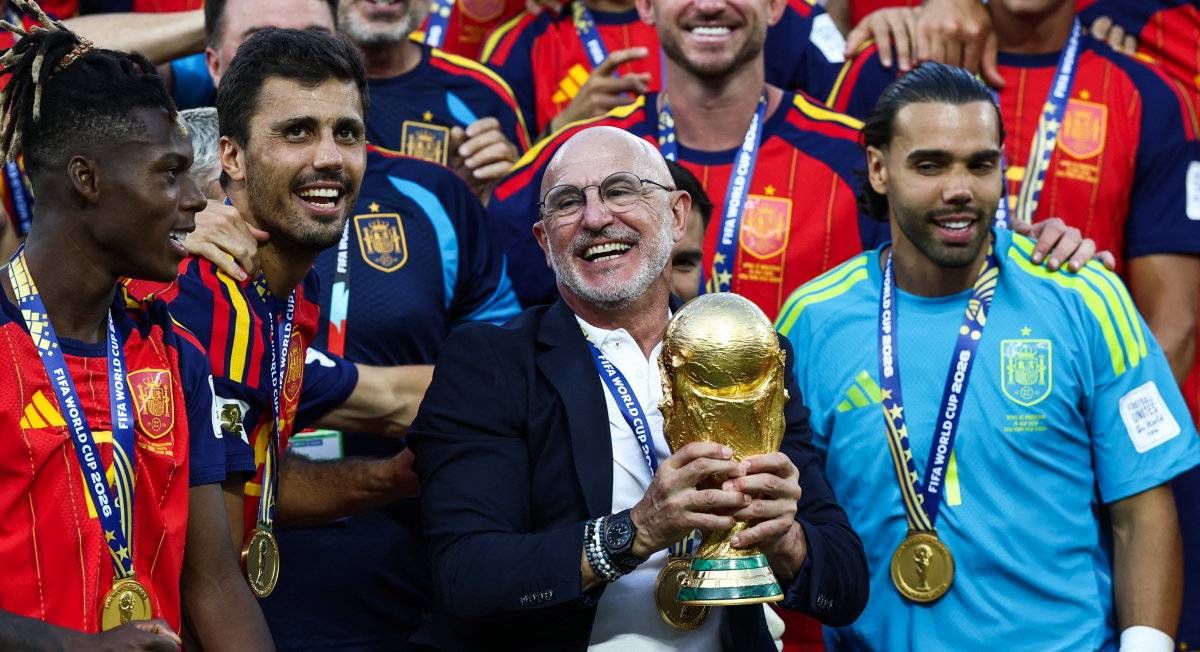 Luis De La Fuente dirigió a España hacia el título de campeón del mundo