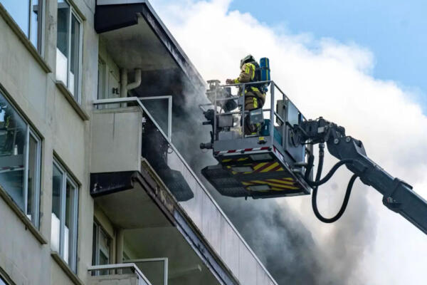 Al menos seis muertos en un incendio en un edificio residencial en Amberes (Bélgica)