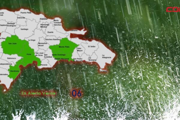 Vaguada provoca fuertes lluvias y alerta en varias provincias